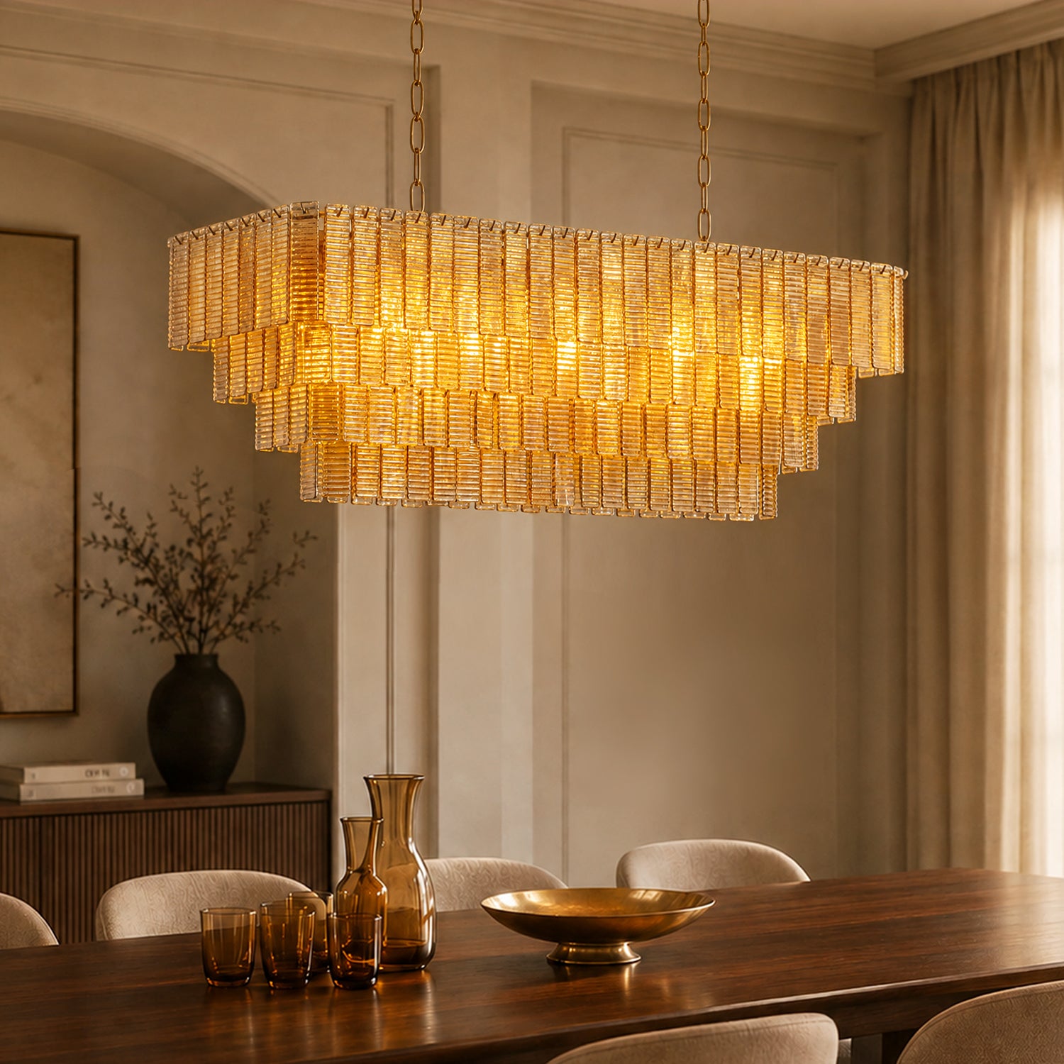 sirene-ribbed-glass-tiered-chandelier-sofary-lighing