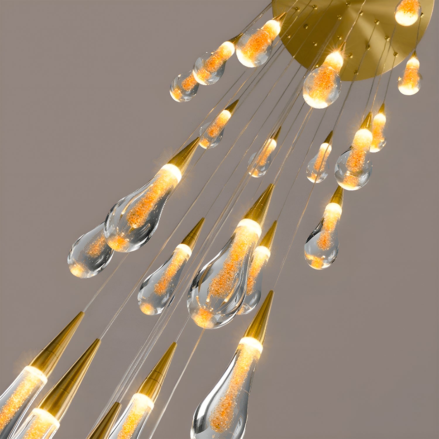 Elegance Modern LED Pendant Light for Villa Living Rooms and Duplex Apartments-details-3 |Sofary