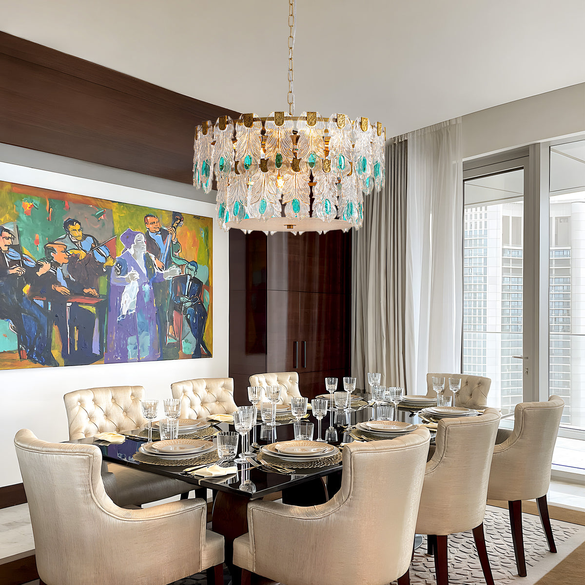 tavienne-modern-glam-glass-tiered-round-chandelier-dining-room-two-sofary-lightng