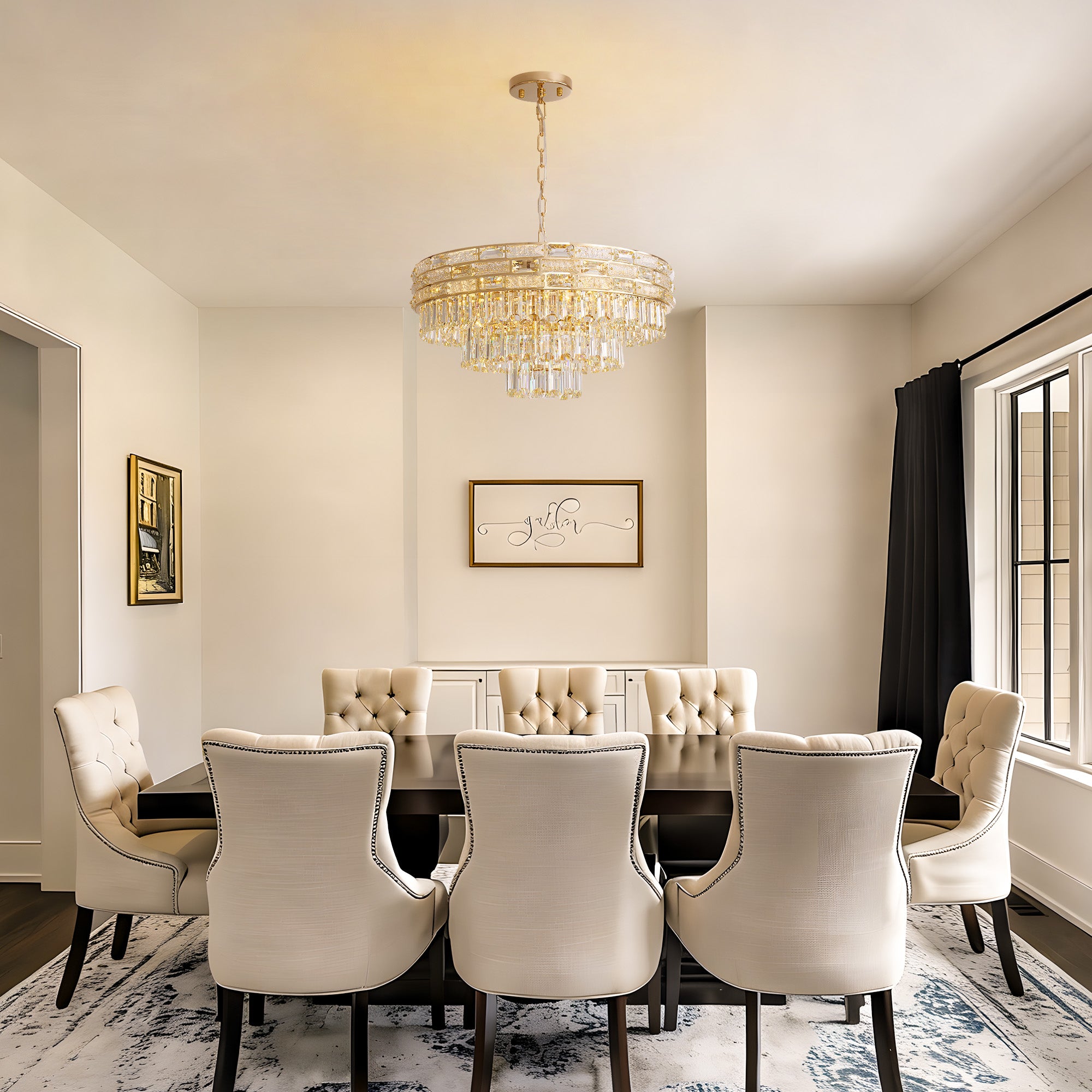valencia-modern-luxury-gold-crystal-tiered-drum-chandelier-dining-room-sofary-lighting