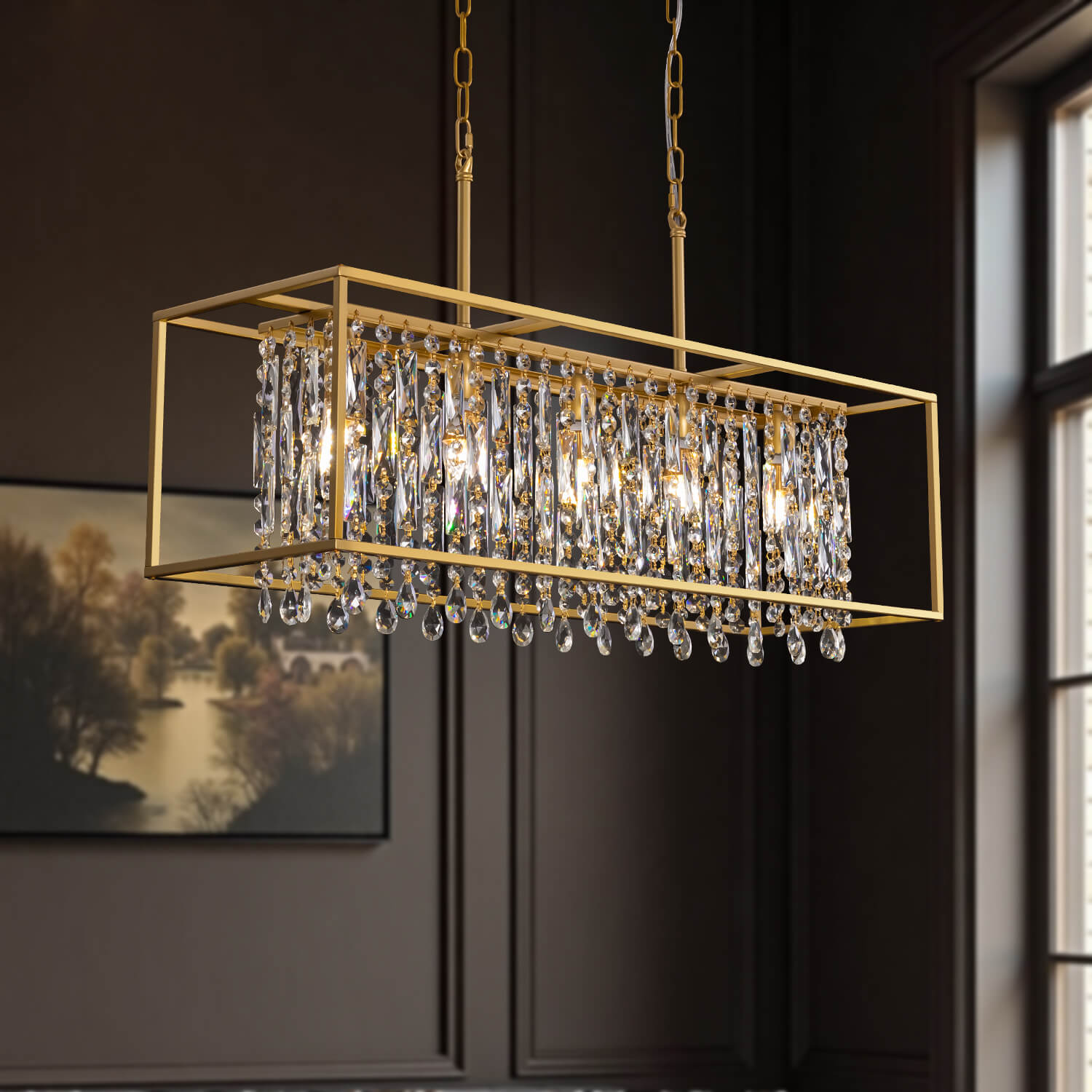 velora-luxury-elegance-gold-brass-crystal-rectangular-linear-chandelier-for-dining-room-kitchen-island-lighting