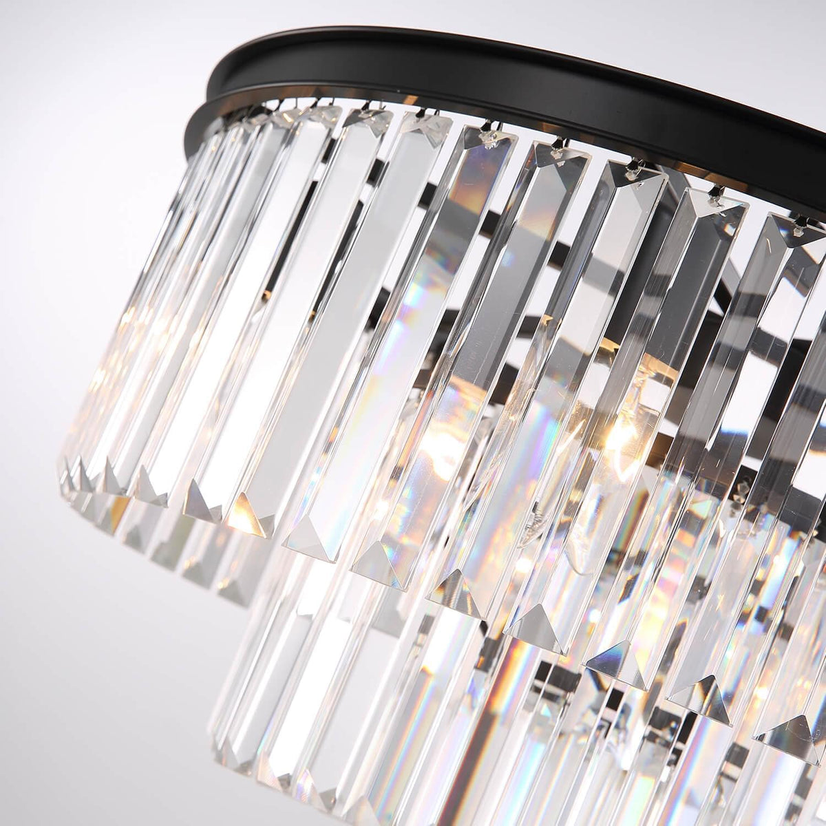 3-Tier Crystal Chandelier Lighting - Details | Sofary