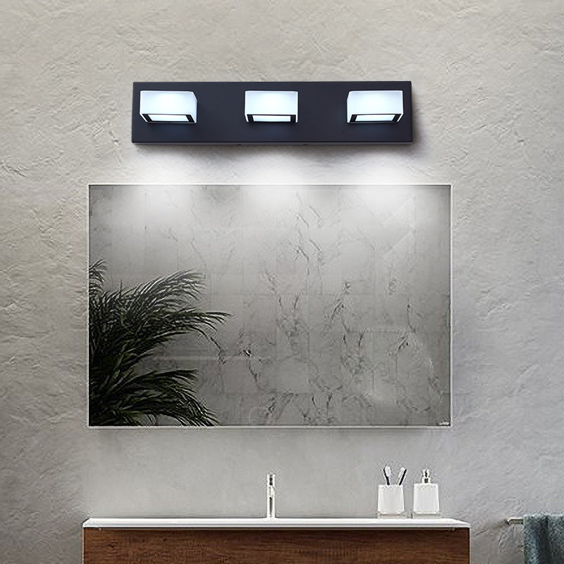 Black LED Modern Vanity Light | Sofary Lighting