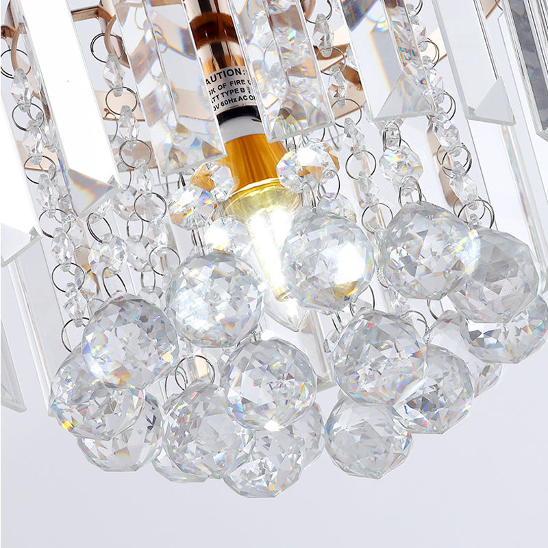 Clear Crystal Linear Pendant Light - Crystal Detail | Sofary