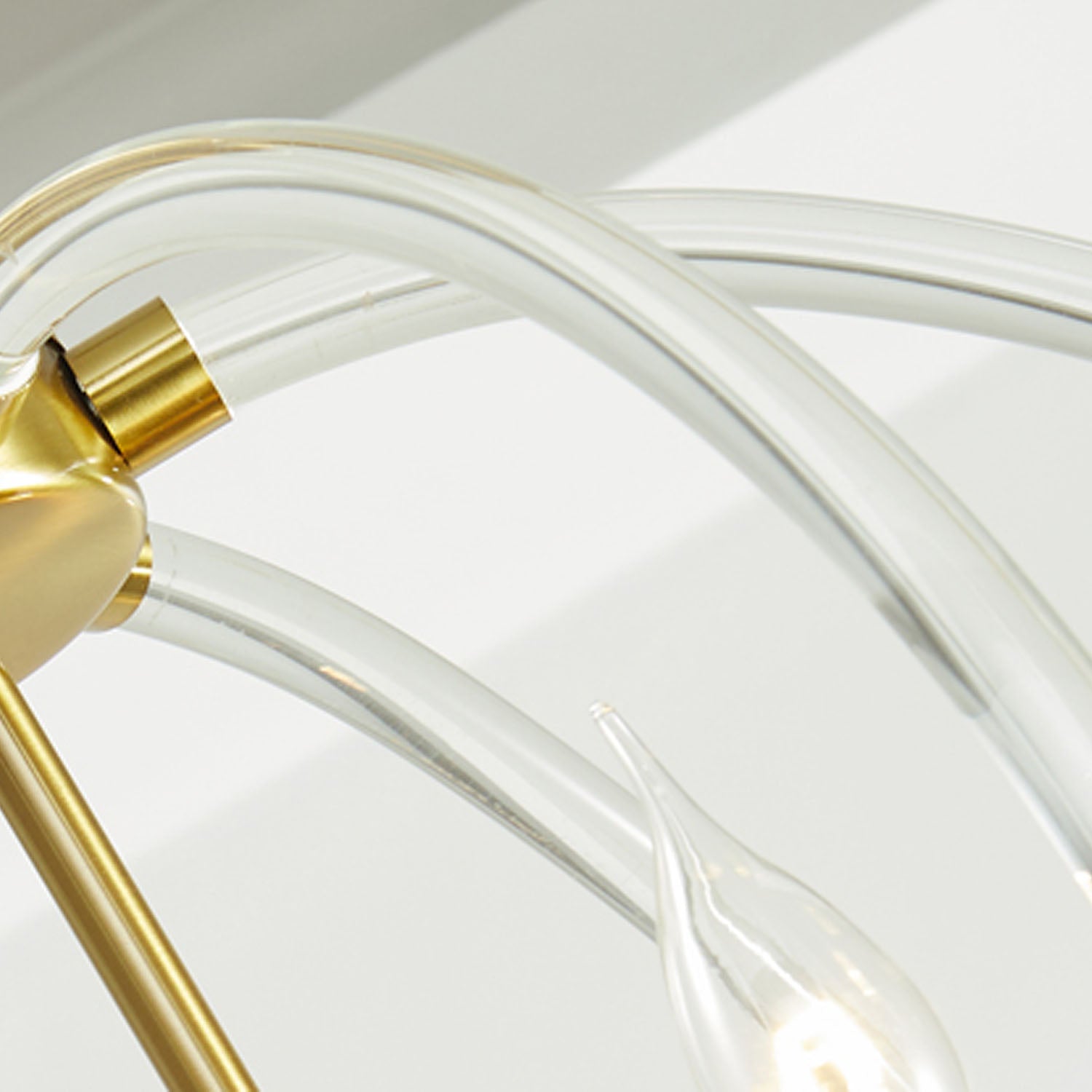 Glass Gold Orb Chandelier - Detail | Sofary
