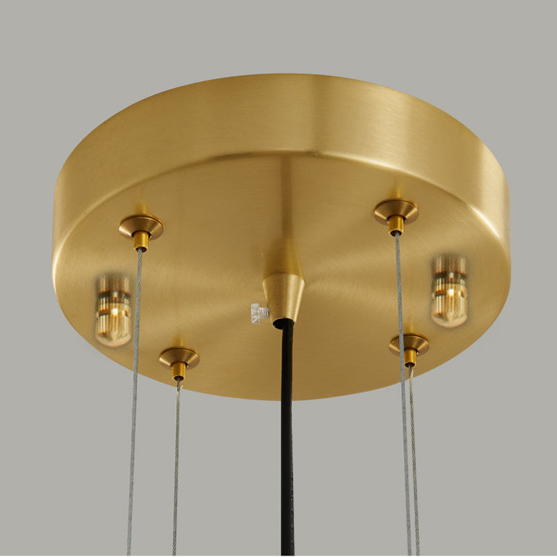 Modern Luxury Gold Crystal  Chandelier - Canopy Detail | Sofary
