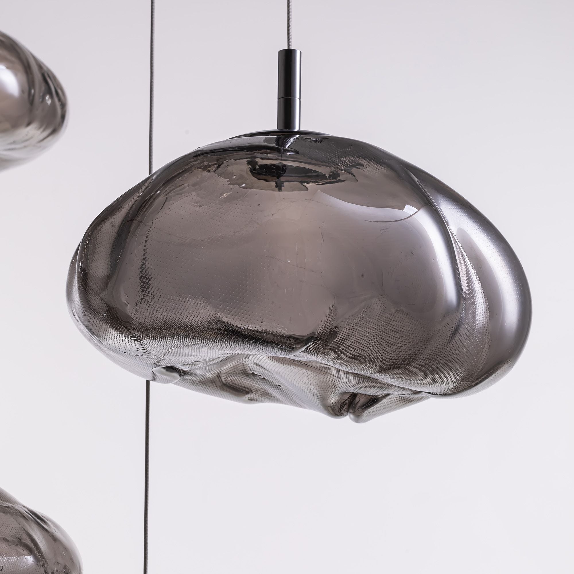 Astral Modern 10-Light Dual-Size Cascading Chandelier