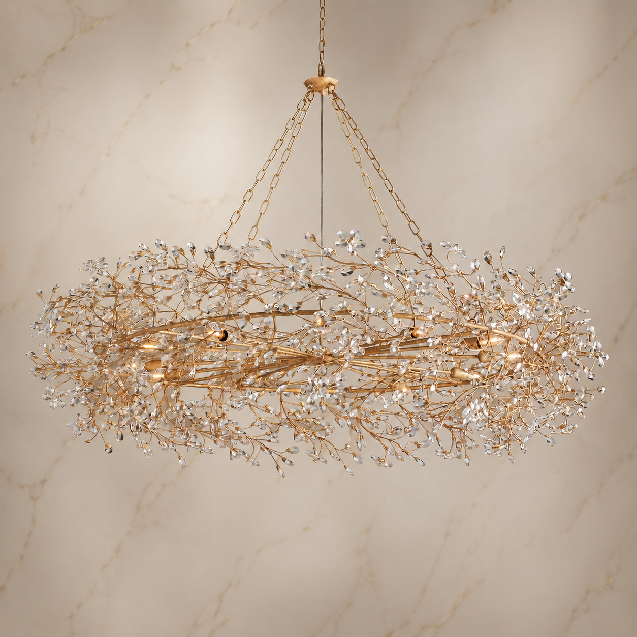 Opal Unique Elegance Crystal Chandelier