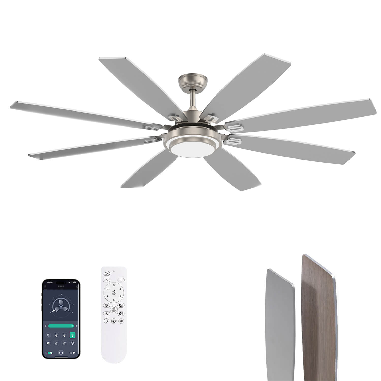 Flux-72-modern-led-nickel-ceiling-fan-with-lights-remote-for-bedroom-living-room-main-1