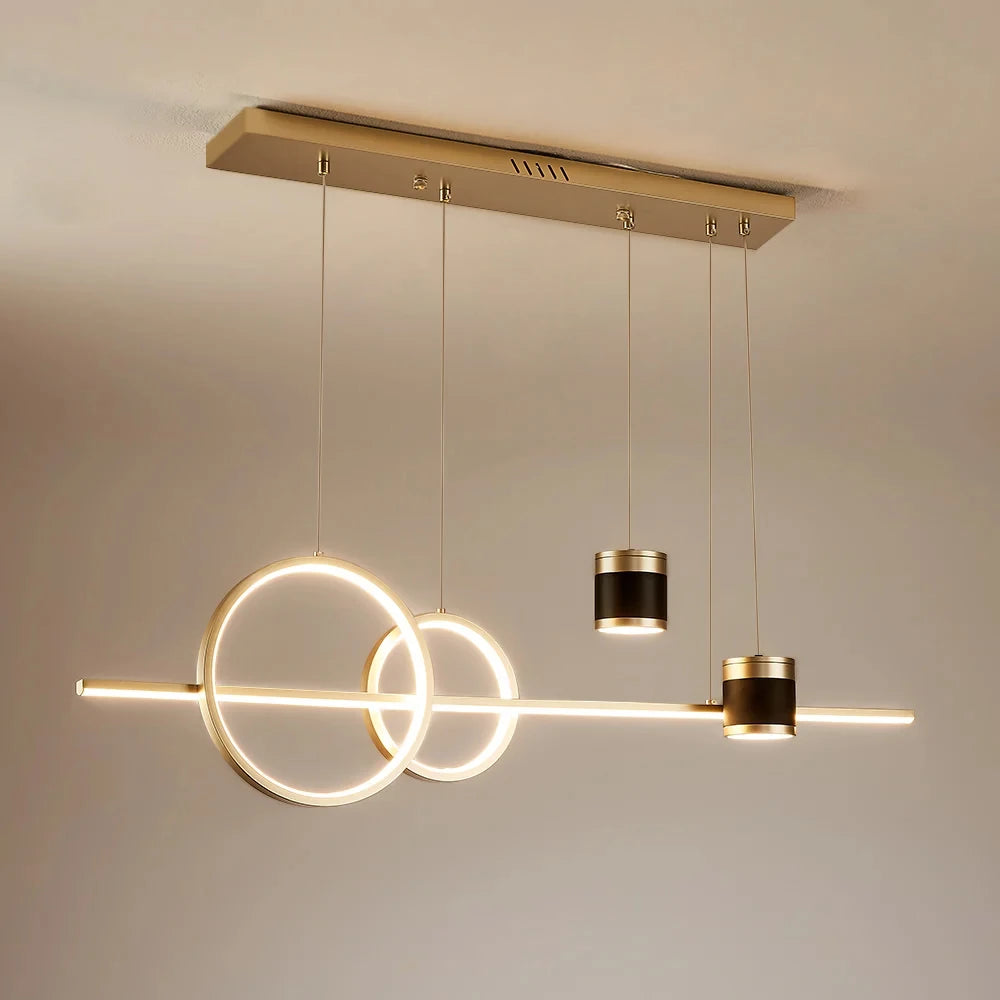 Geometric Linear Dining Room Chandelier-Sofary Lighting