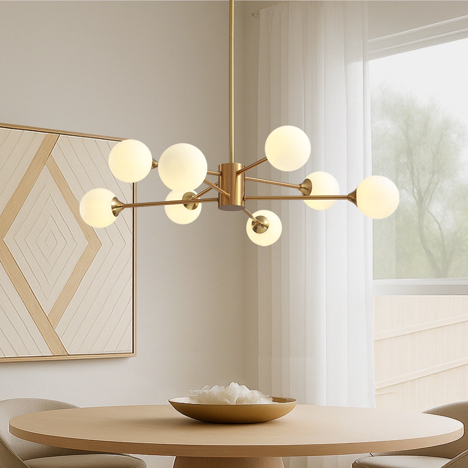 Glass Globes Sputnik Radial Chandelier ch137 20250704 Sofary Lighting