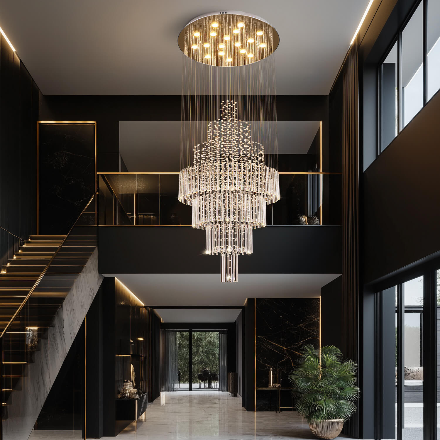 Large_Raindrop_Crystal_Chandelier_Ball_Shape_-_Living_Room-CH053-250520-8
