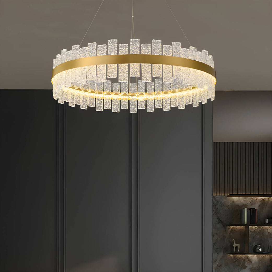 Light-luxury-round-living-room-chandelier-Living-Room1 | Sofary