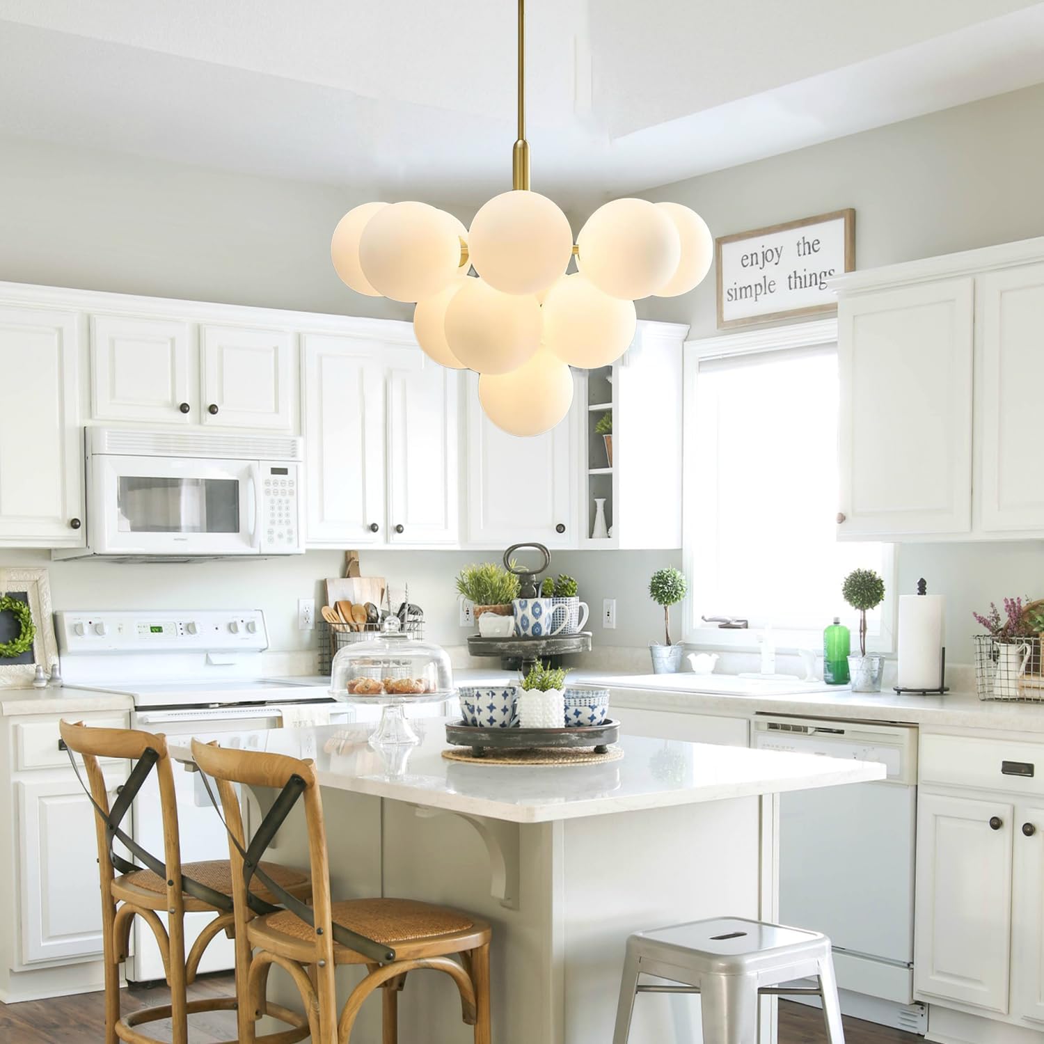 Modern Bubble Cluster Globe Pendant Light - Sofary Lighting