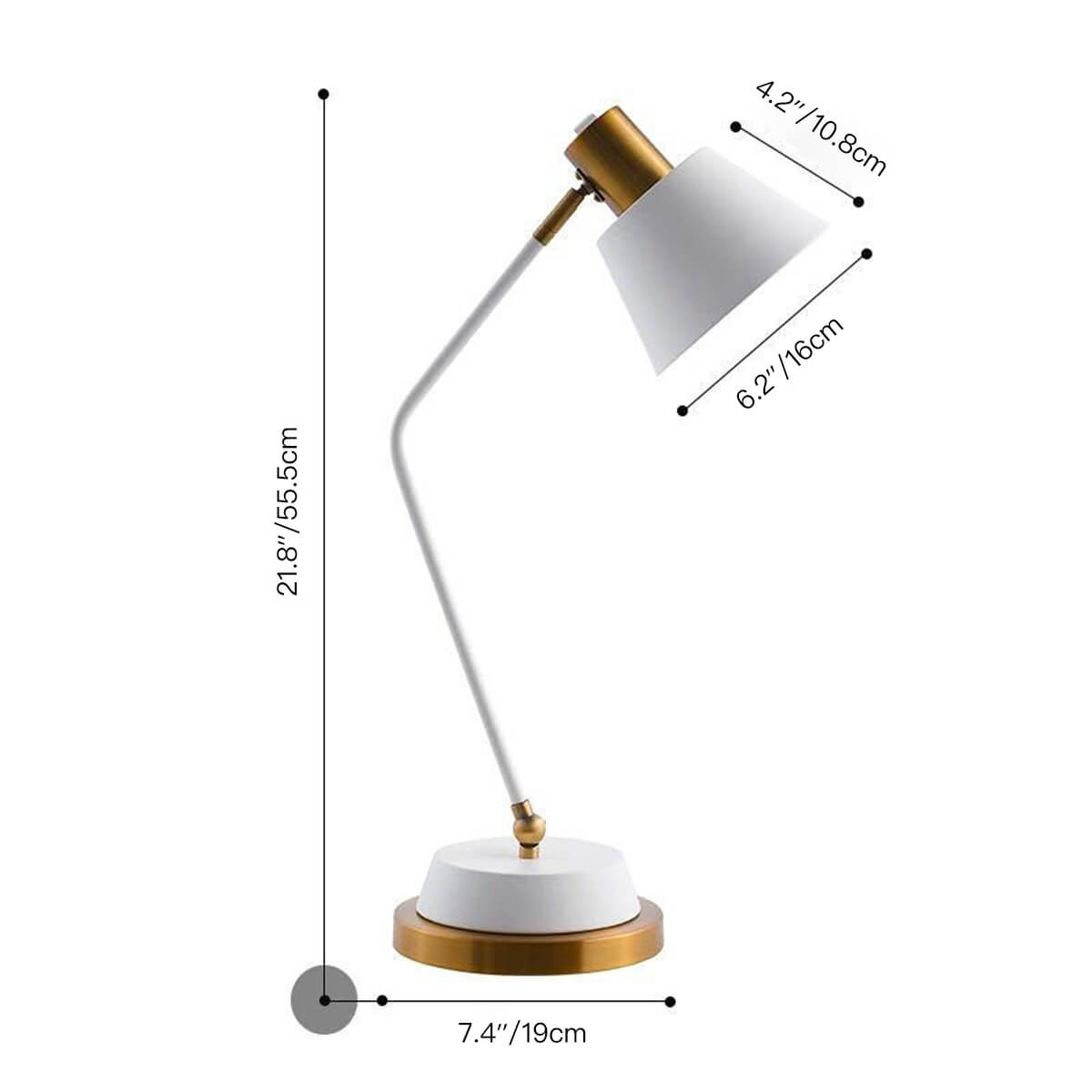 Nordic-modern-desk-lamp-hotel-bedroom-dimensions white| Sofary