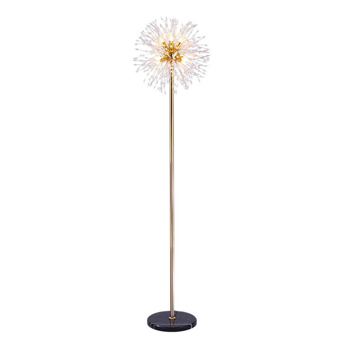 Sputnik-Sphere-Dandelion-Floor-lamp-lamp-front-view-white | Sofary