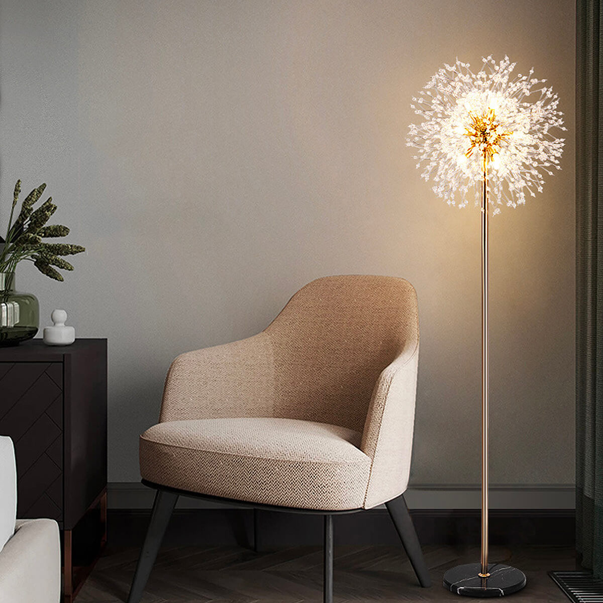 Sputnik Sphere Dandelion Floor lamp | Sofary Lighting