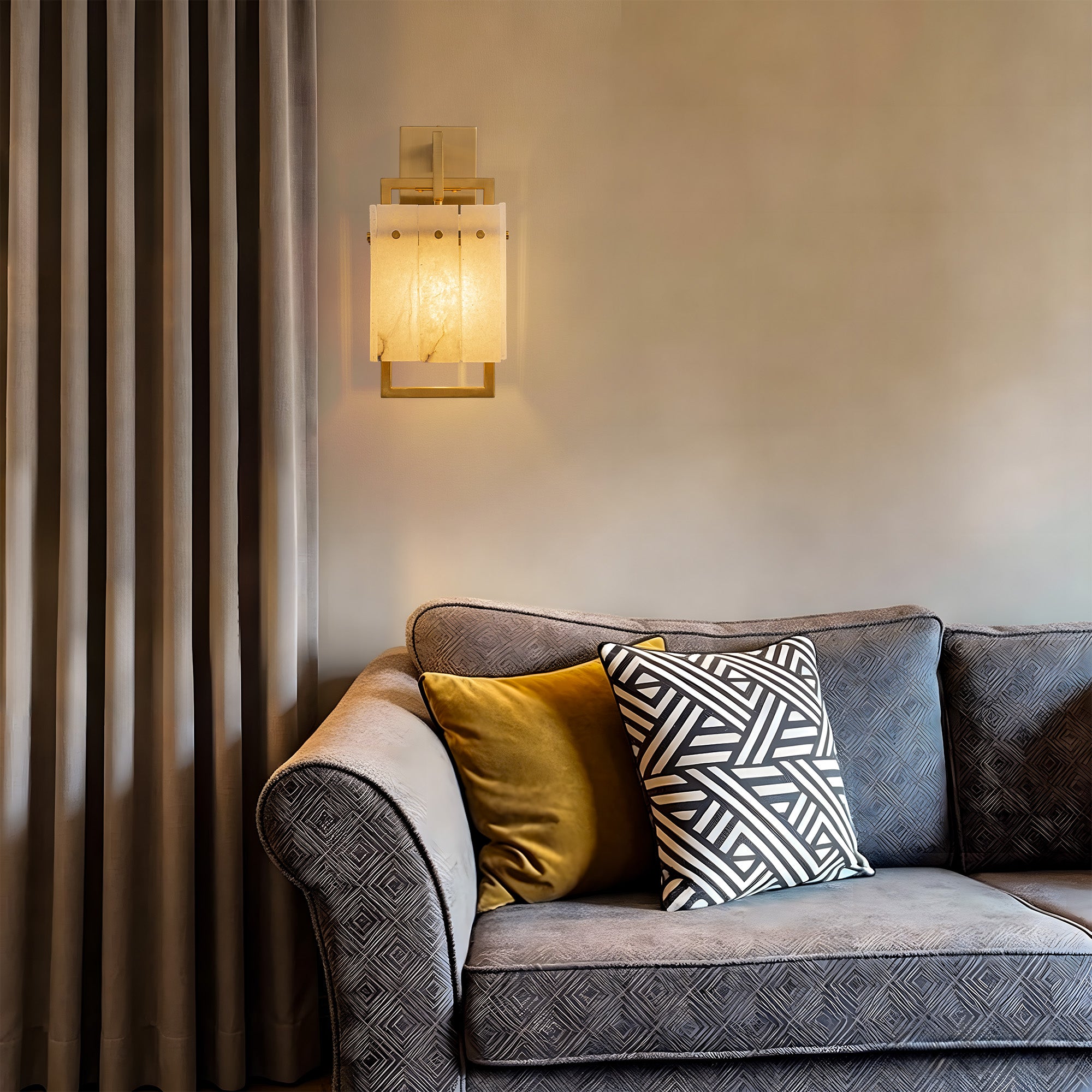 althea-modern-minimalist-brass-alabaster-box-wall-sconce-turn-on-living-room-sofary