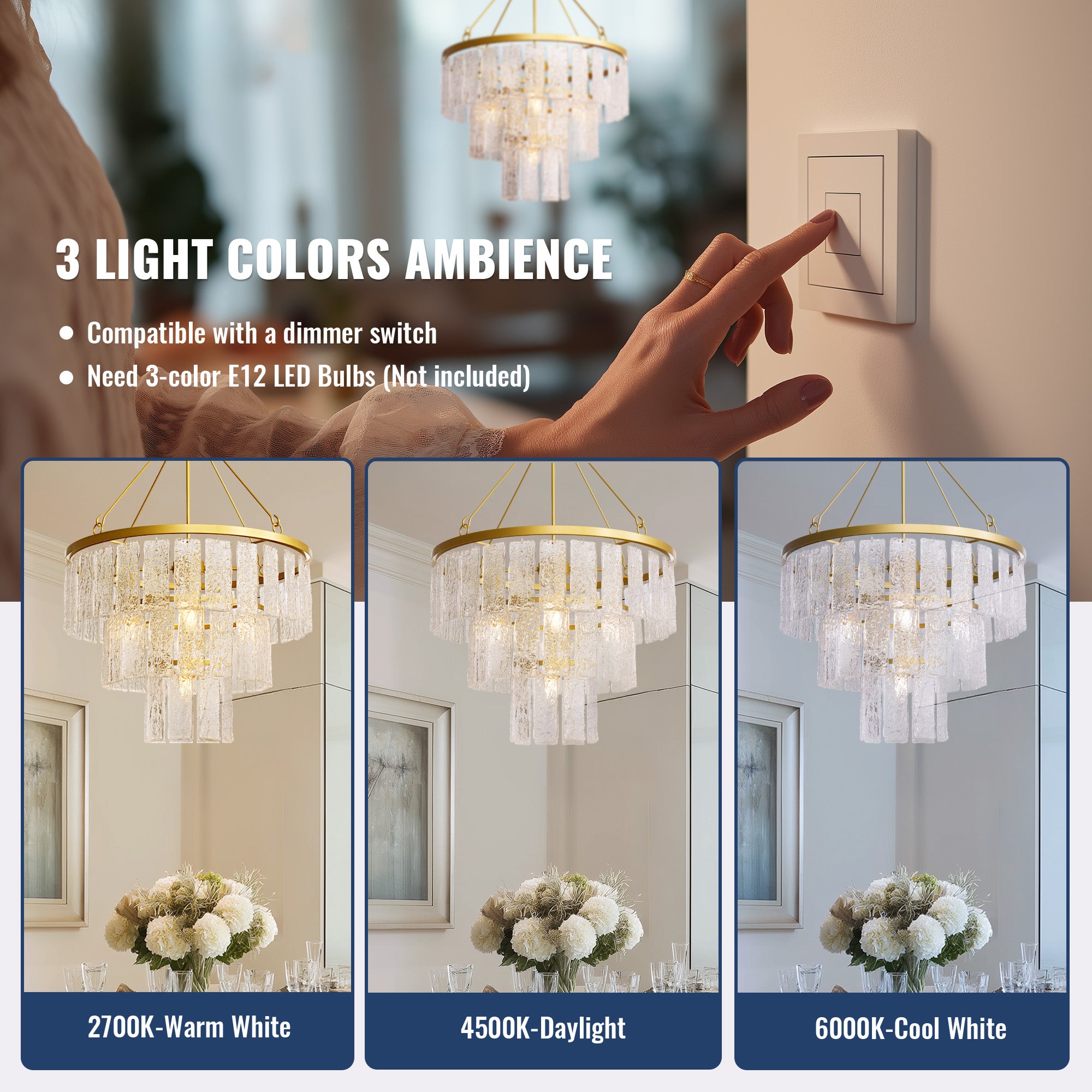amara-modern-luxury-gold-textured-glass-tiered-drum-chandelier-three-colors