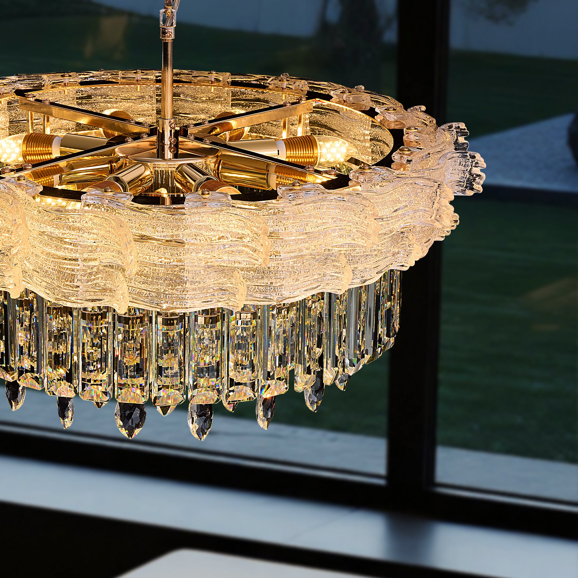 avelle-modern-luxury-gold-crystal-tiered-round-chandelier-light-details