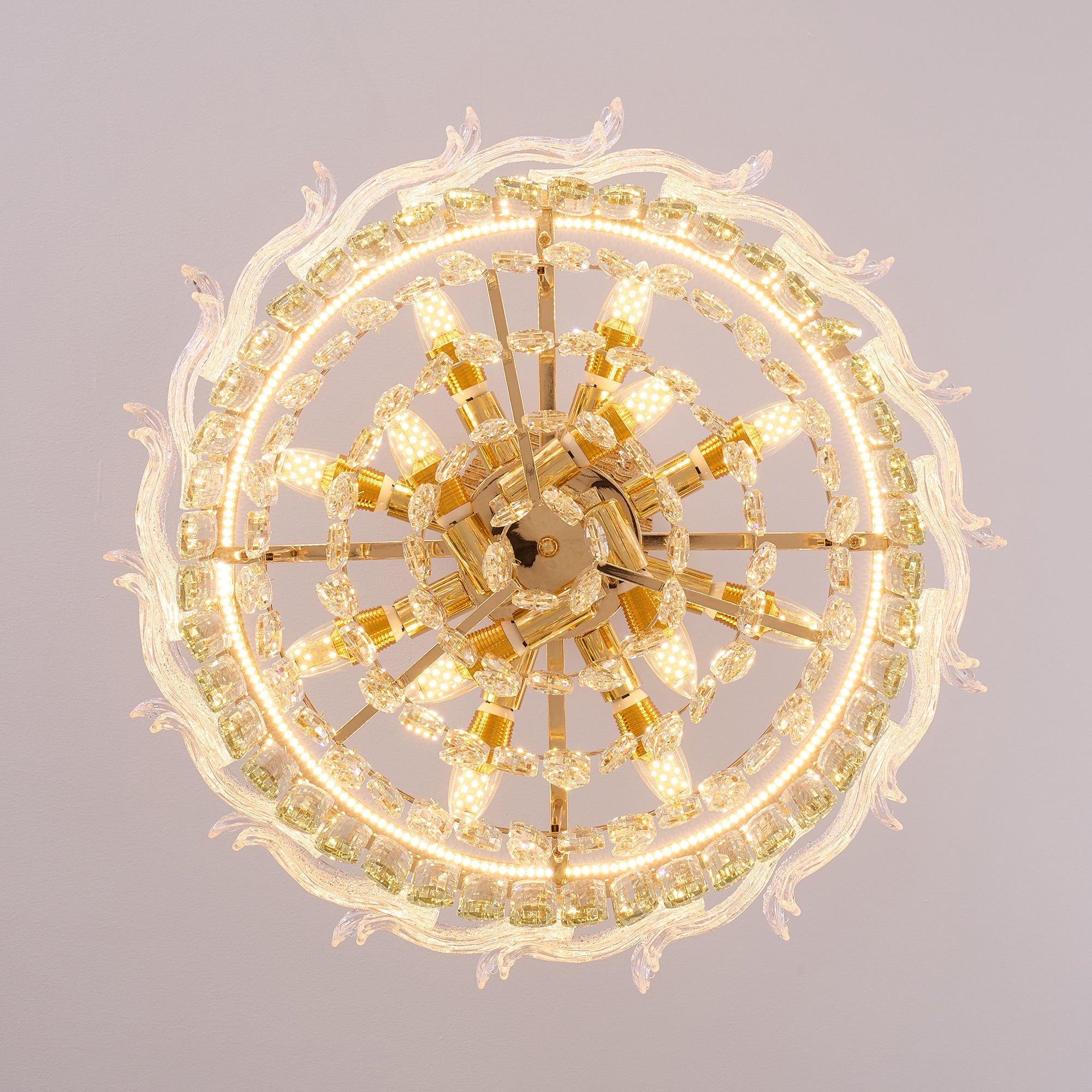 avelle-modern-luxury-gold-crystal-tiered-round-look-from-below