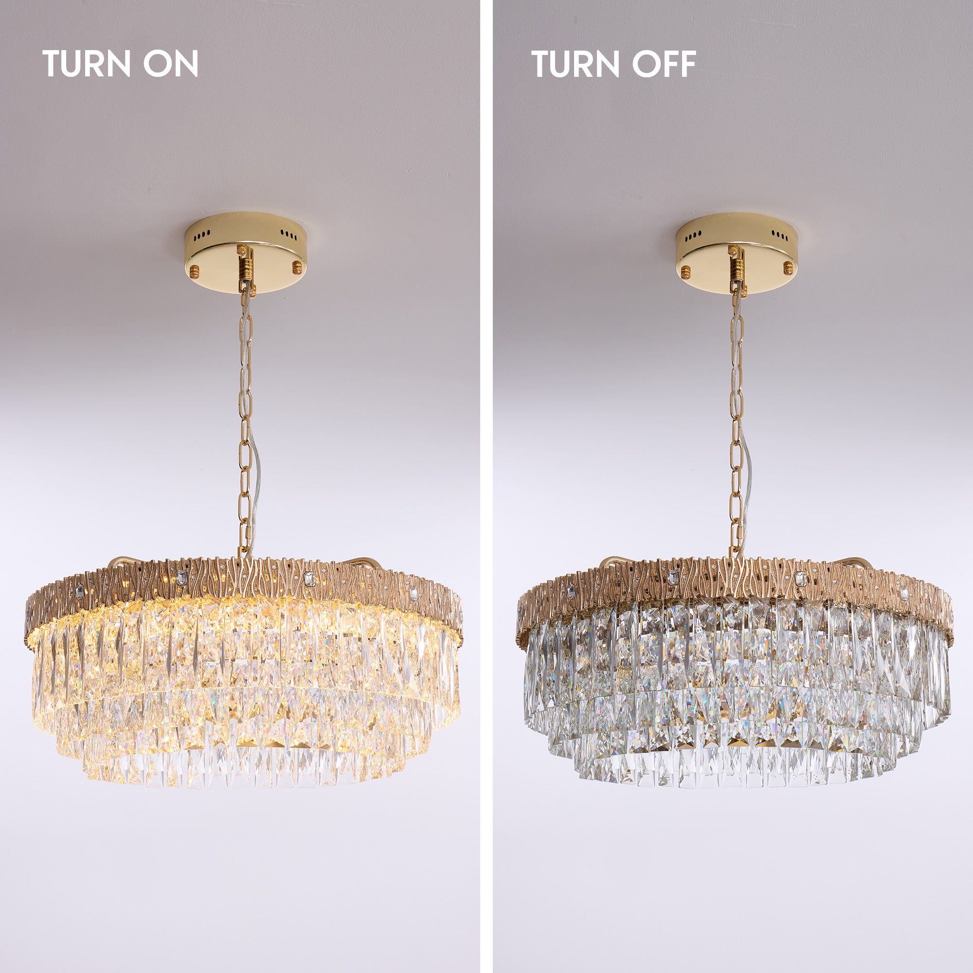avelora-modern-luxury-gold-crystal-tiered-ring-chandelier-turn-on-and-off