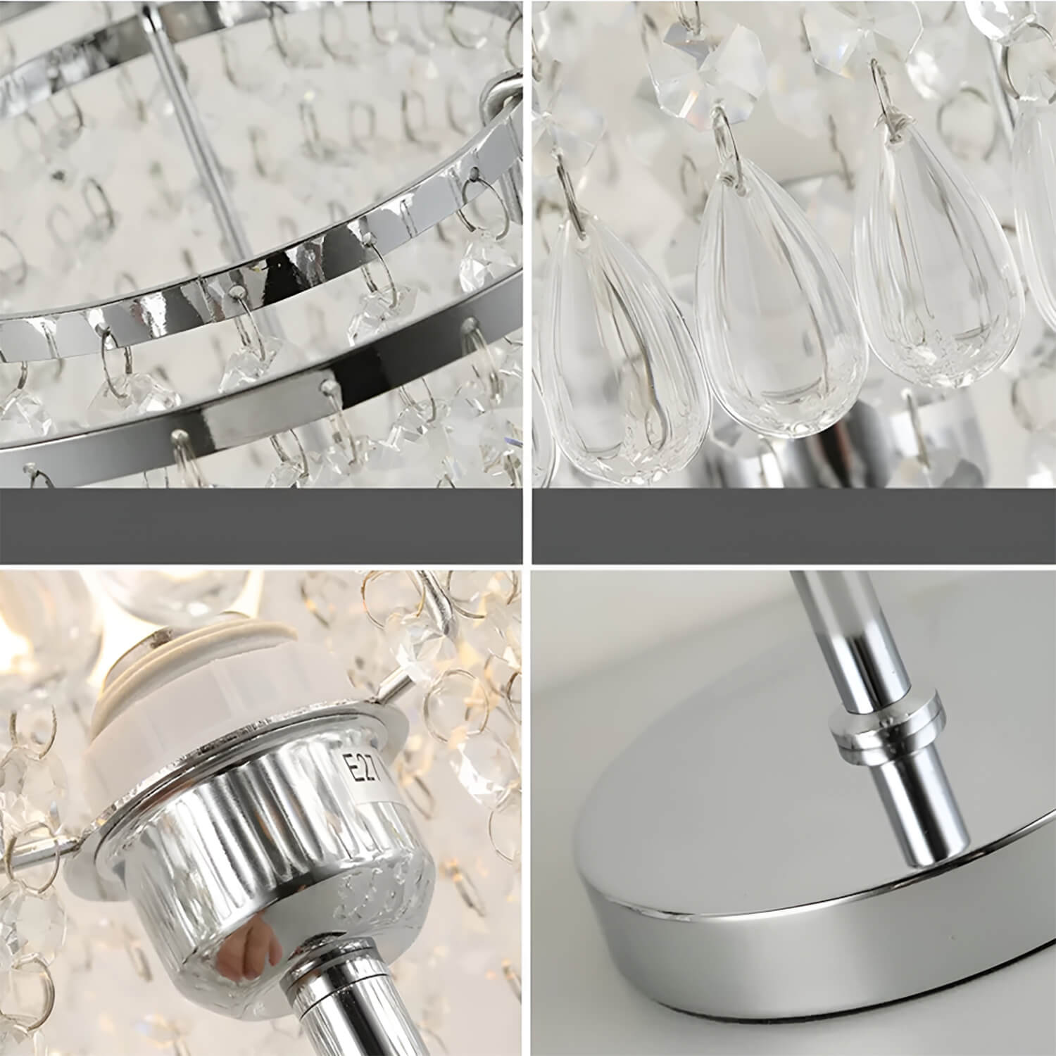 Bedside Crystal Table Lamp-details-7 |Sofary