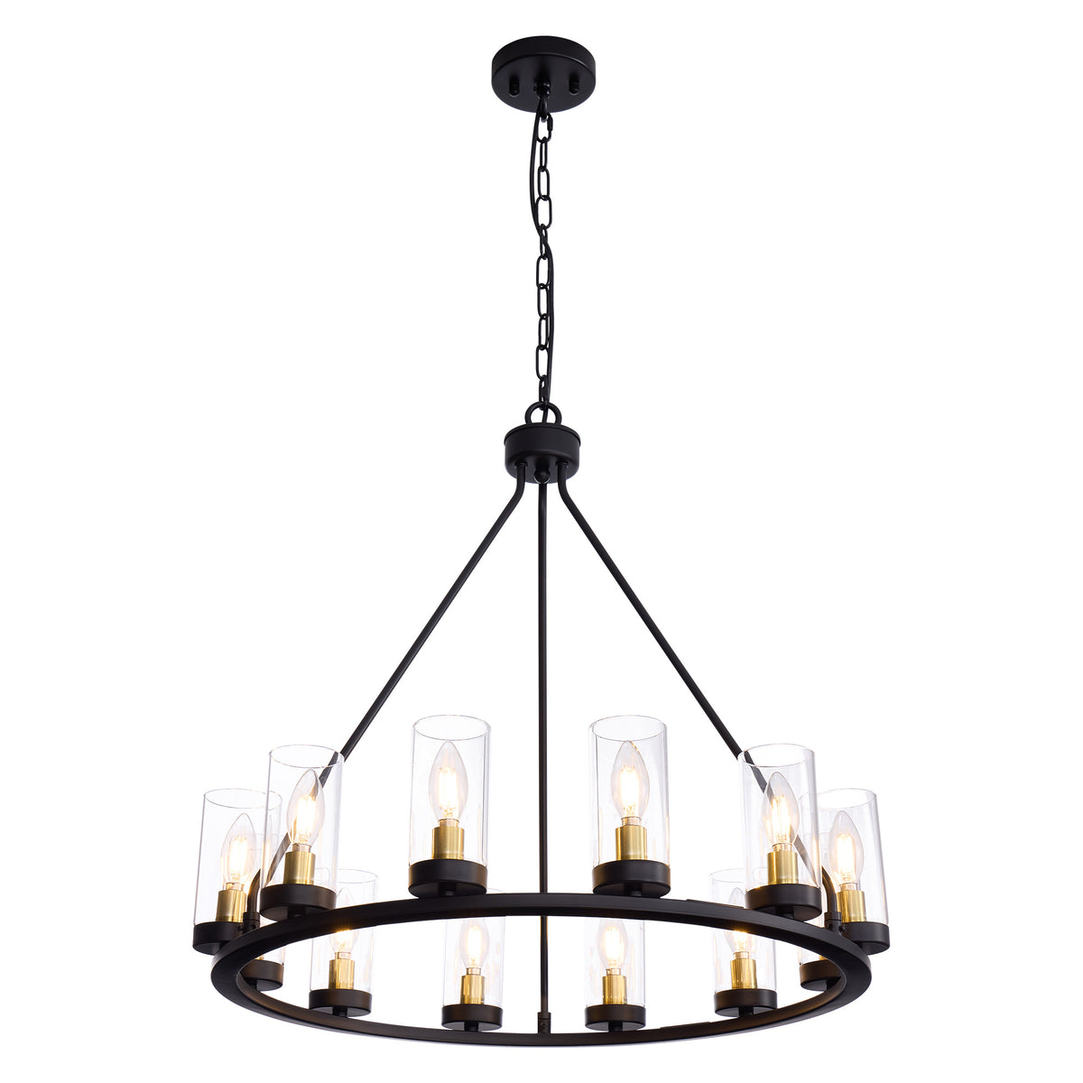 bramwell-american-vintage-farmhouse-iron-round-clear-glass-candle-style-chandelier-white-background-sofary-lighting