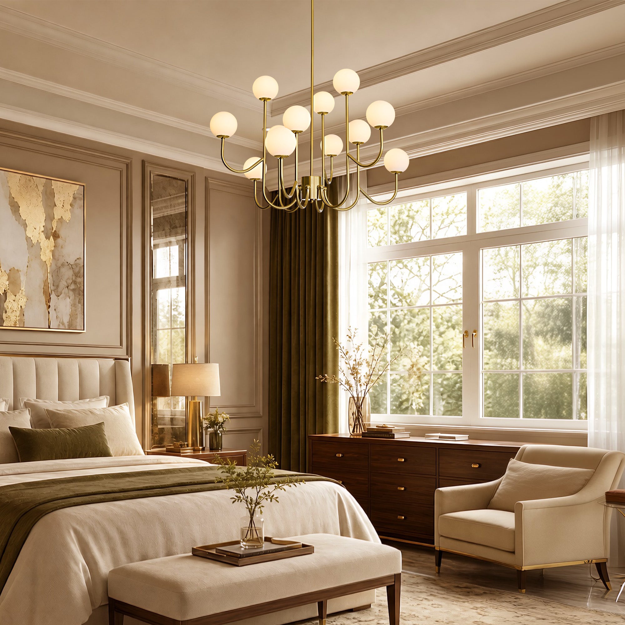 brielle-modern-brass-glass-globe-branch-chandelier-bedroom