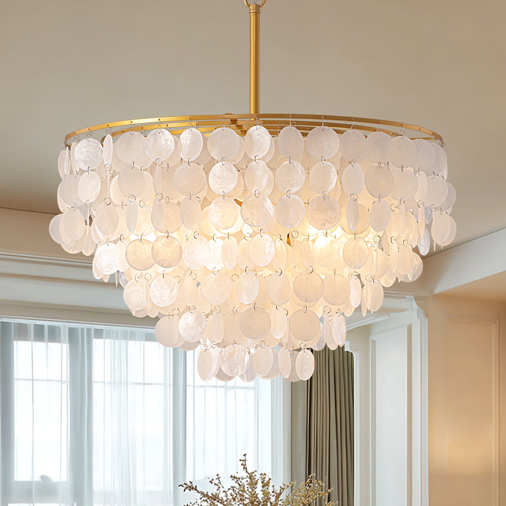 calista-coastal-gold-shell-tiered-disc-chandelier-sofary-lighting