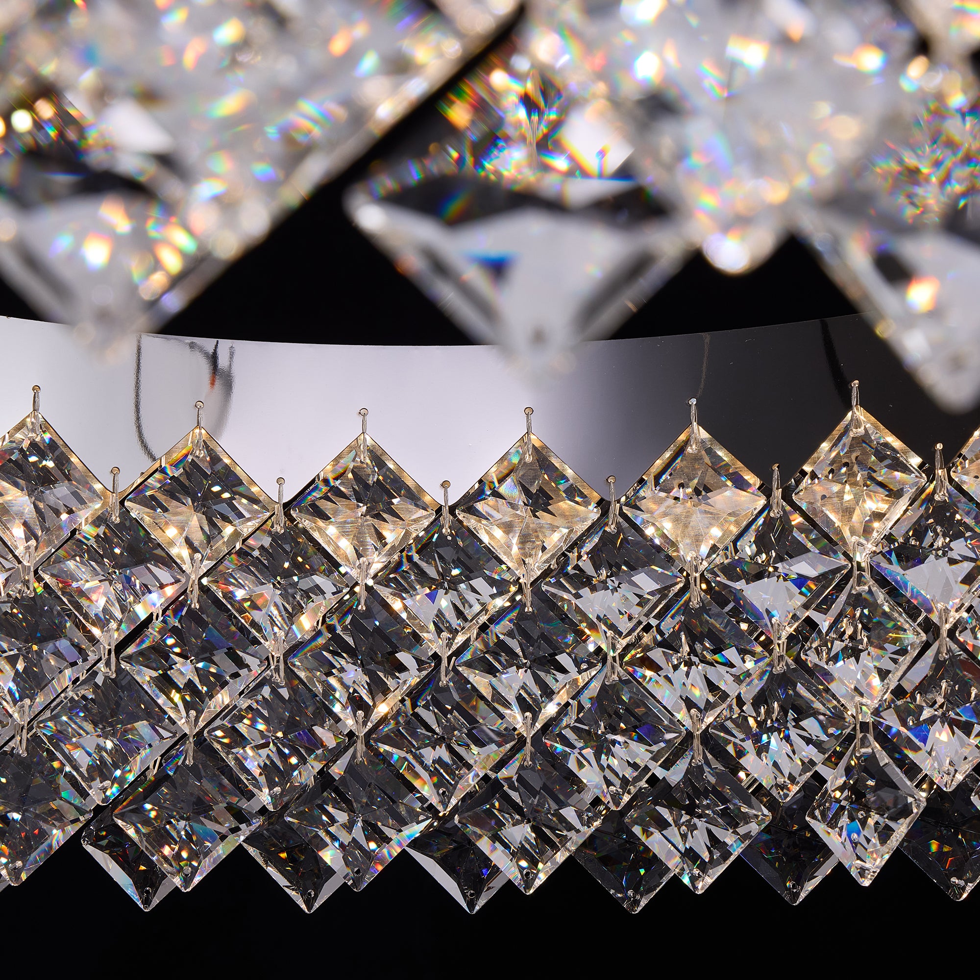 camille-modern-chrome-crystal-ring-cascade-chandelier-layer-crystal-details