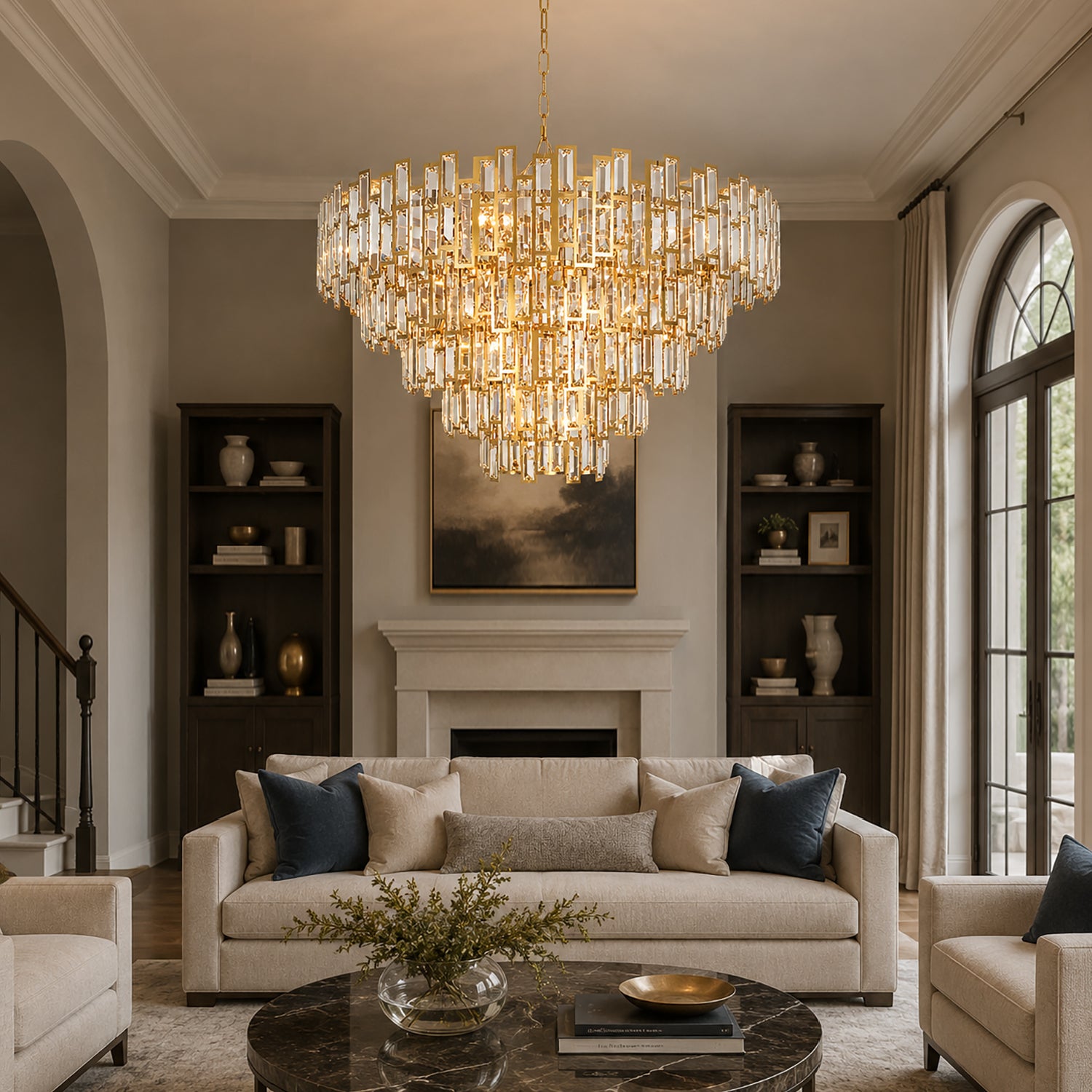 cavelle-modern-luxury-crystal-tiered-round-chandelier-living-room-two-sofary-lighting