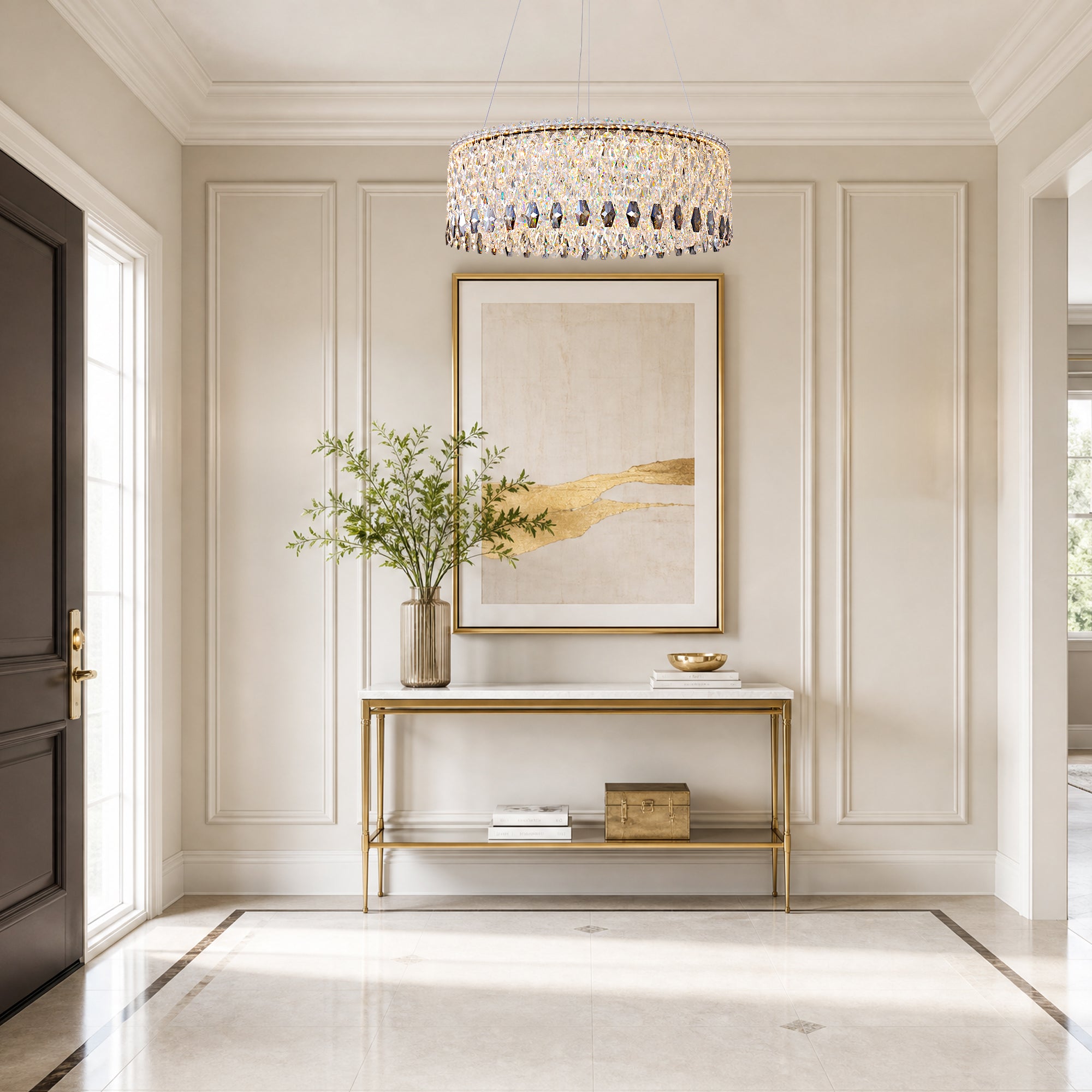 celestara-modern-luxury-gold-k9-crystal-tiered-ring-chandelier-foyer