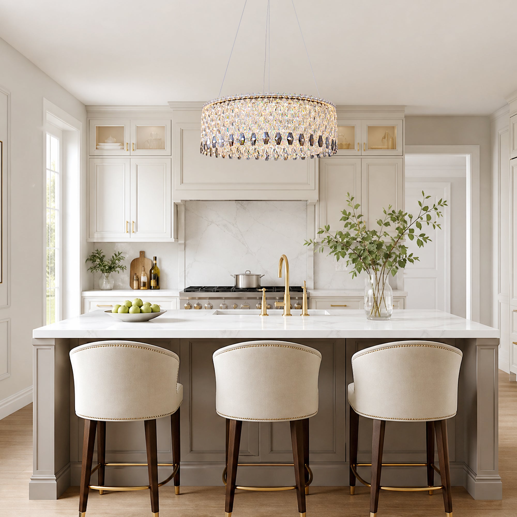 celestara-modern-luxury-gold-k9-crystal-tiered-ring-chandelier-kitchen-island