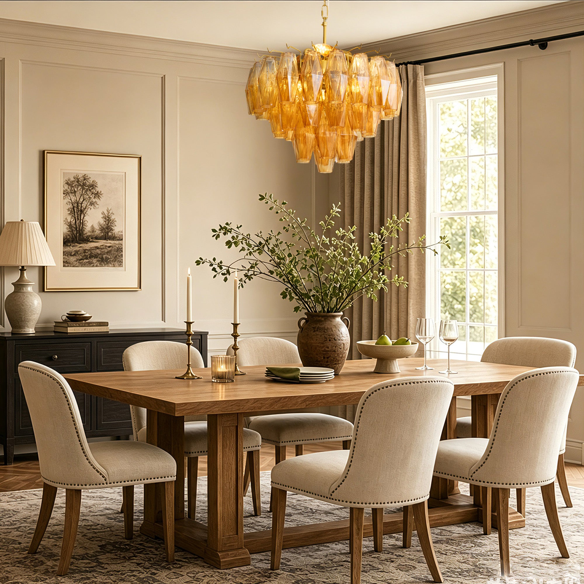 chiara-modern-luxury-gold-glass-tiered-cluster-chandelier-dining-room