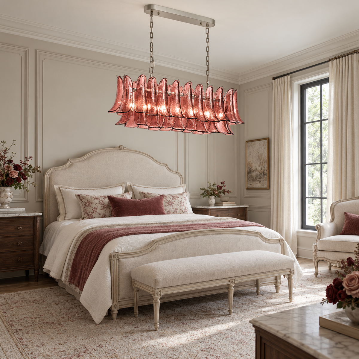 corvessa-modern-artistic-glass-petal-linear-chandelier-bedroom-sofary-lighting