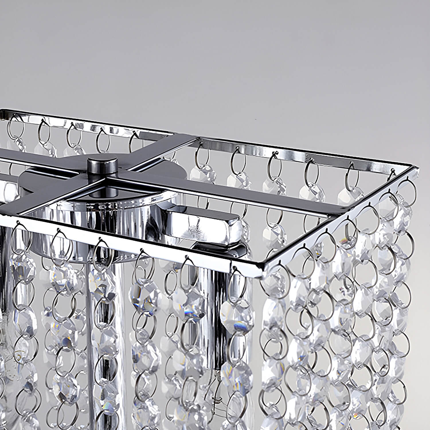Crystal Floor Lamp for Bedroom Vertical Glass Square Lamp-details-2 | Sofary