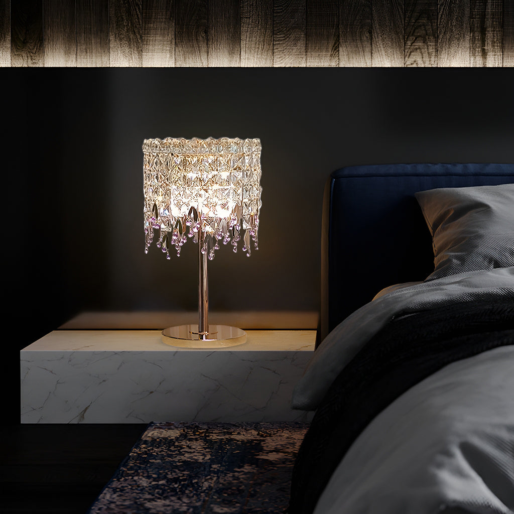 Decorative Modern Living Room Bedroom Creative Crystal Bedside table lamp-living-room-1 |Sofary