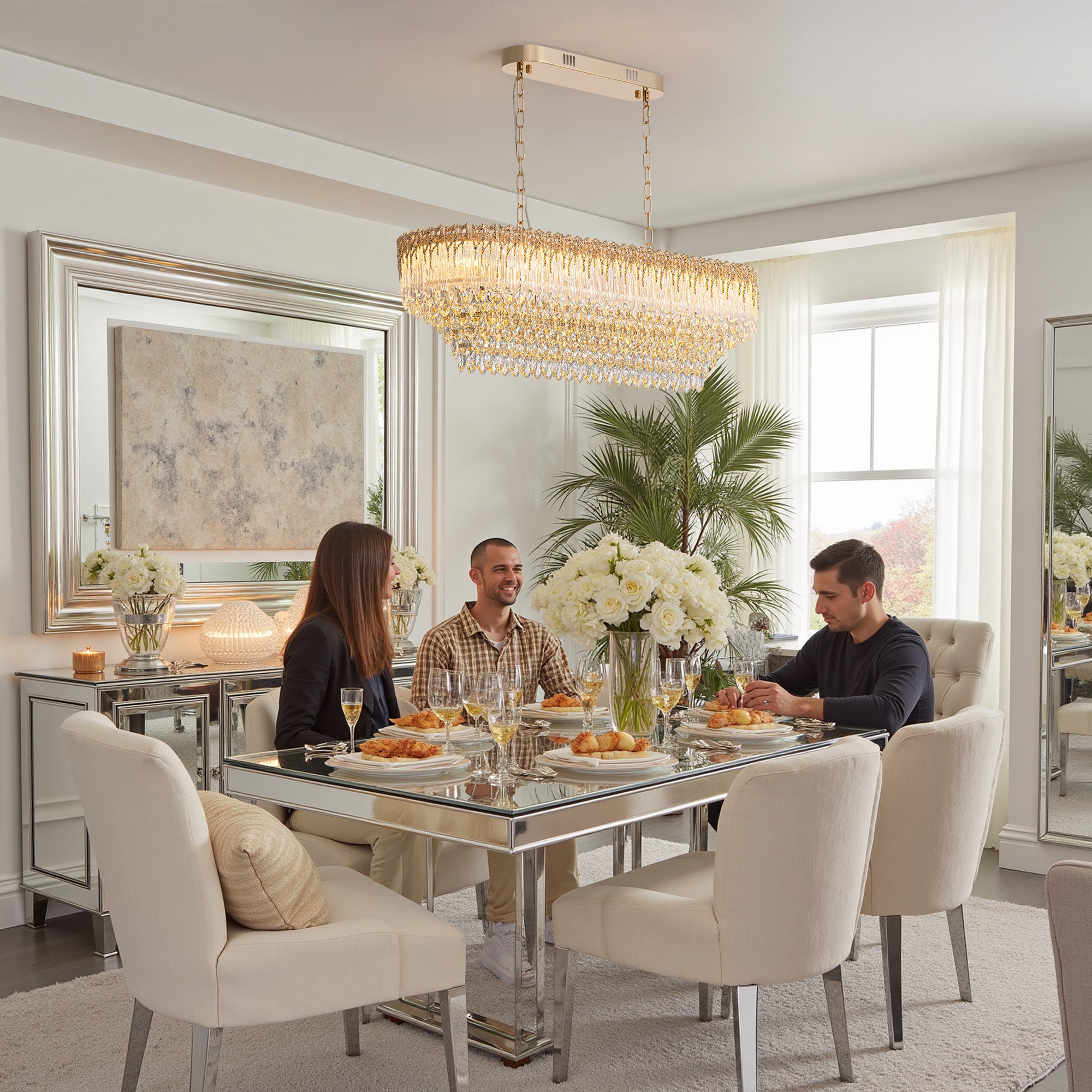 elanora-modern-luxury-gold-crystal-tiered-rectangular-chandelier-dining-room-with-people-CH636-sofary-lightng-20260611
