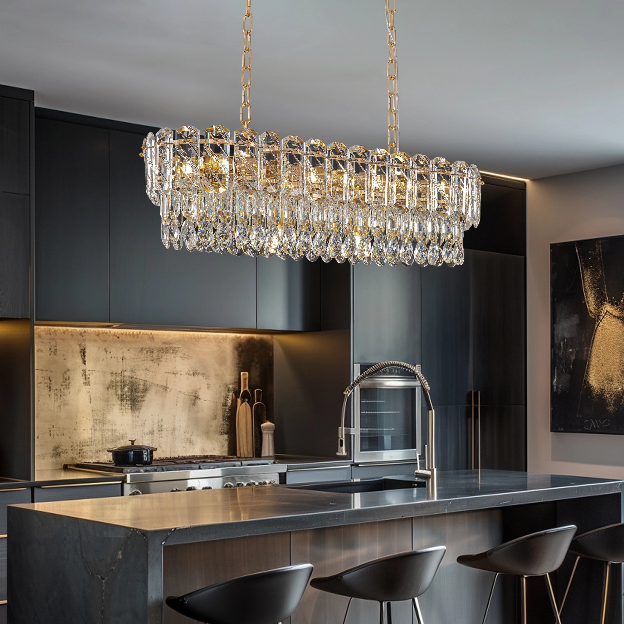 elara-gold-crystal-rectangular-chandelier-over-kitchen-island-sofary-lighting