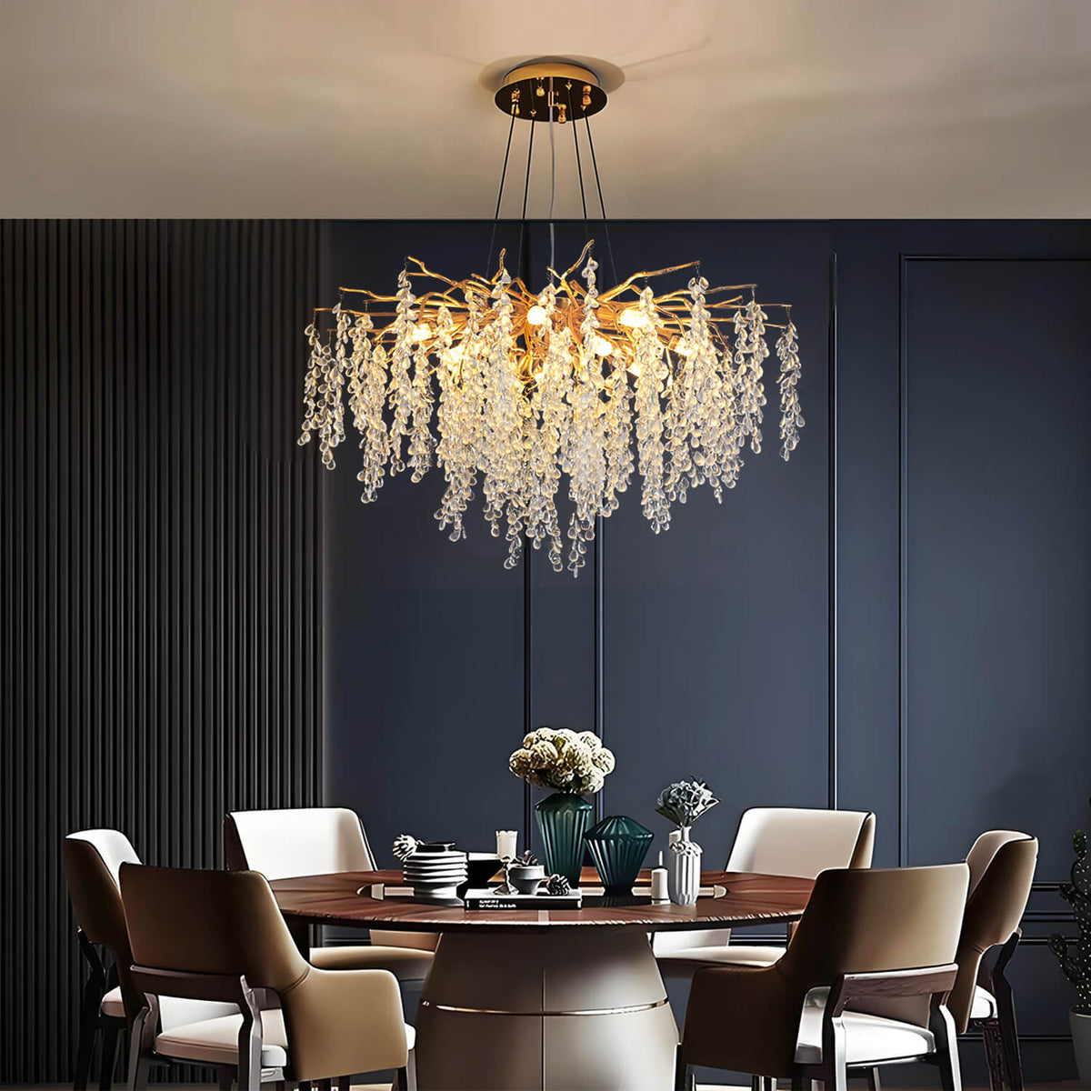 French Branch Crystal Chandelier | Tassel Design | Sofary