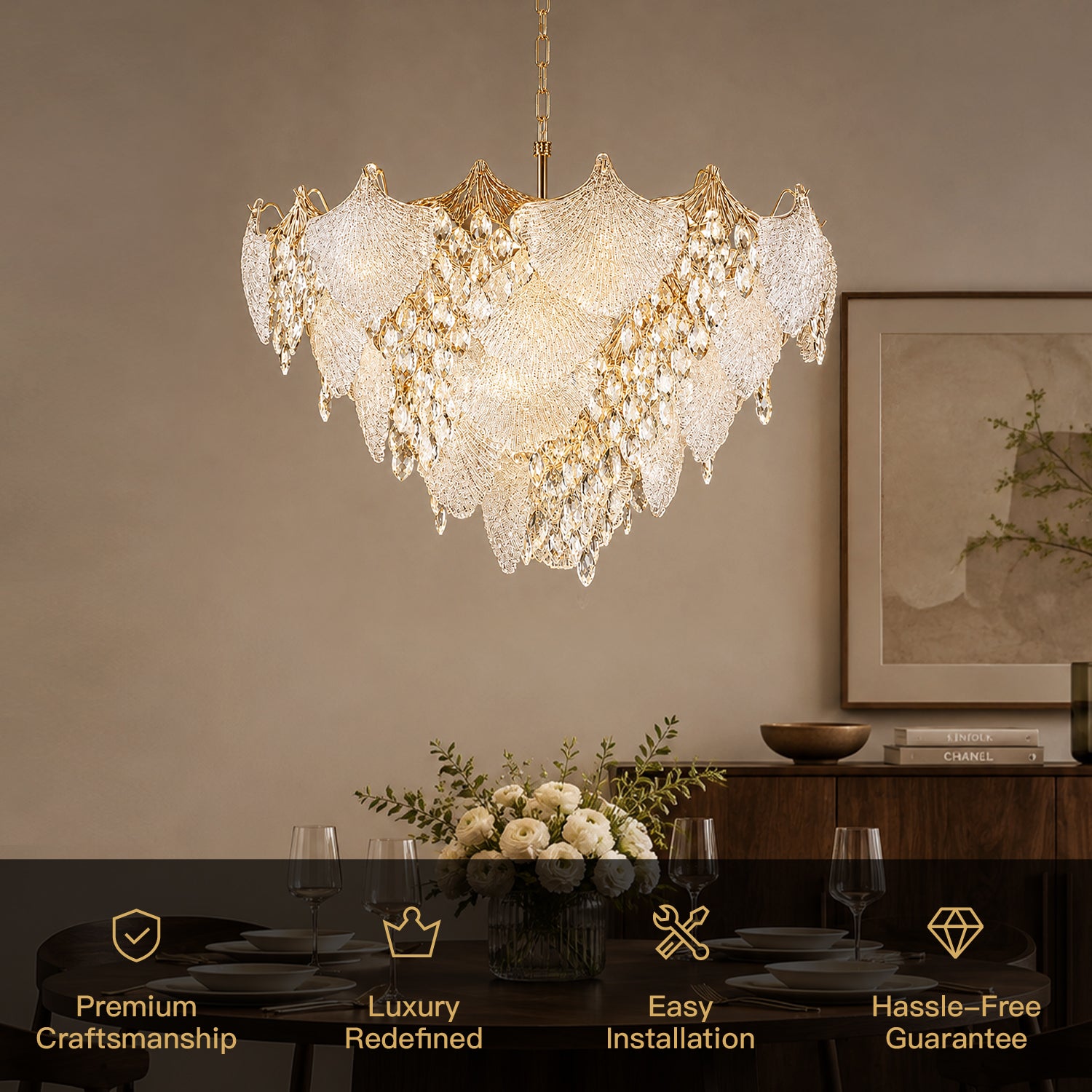 elowenne-luxury-gold-glass-leaf-k9-crystal-cascade-chandelier-features-sofary-lighting