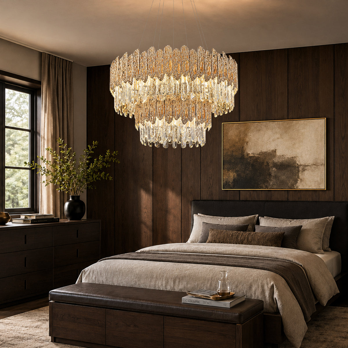 elvaria-modern-glam-gold-crystal-tiered-drum-chandelier-bedroom