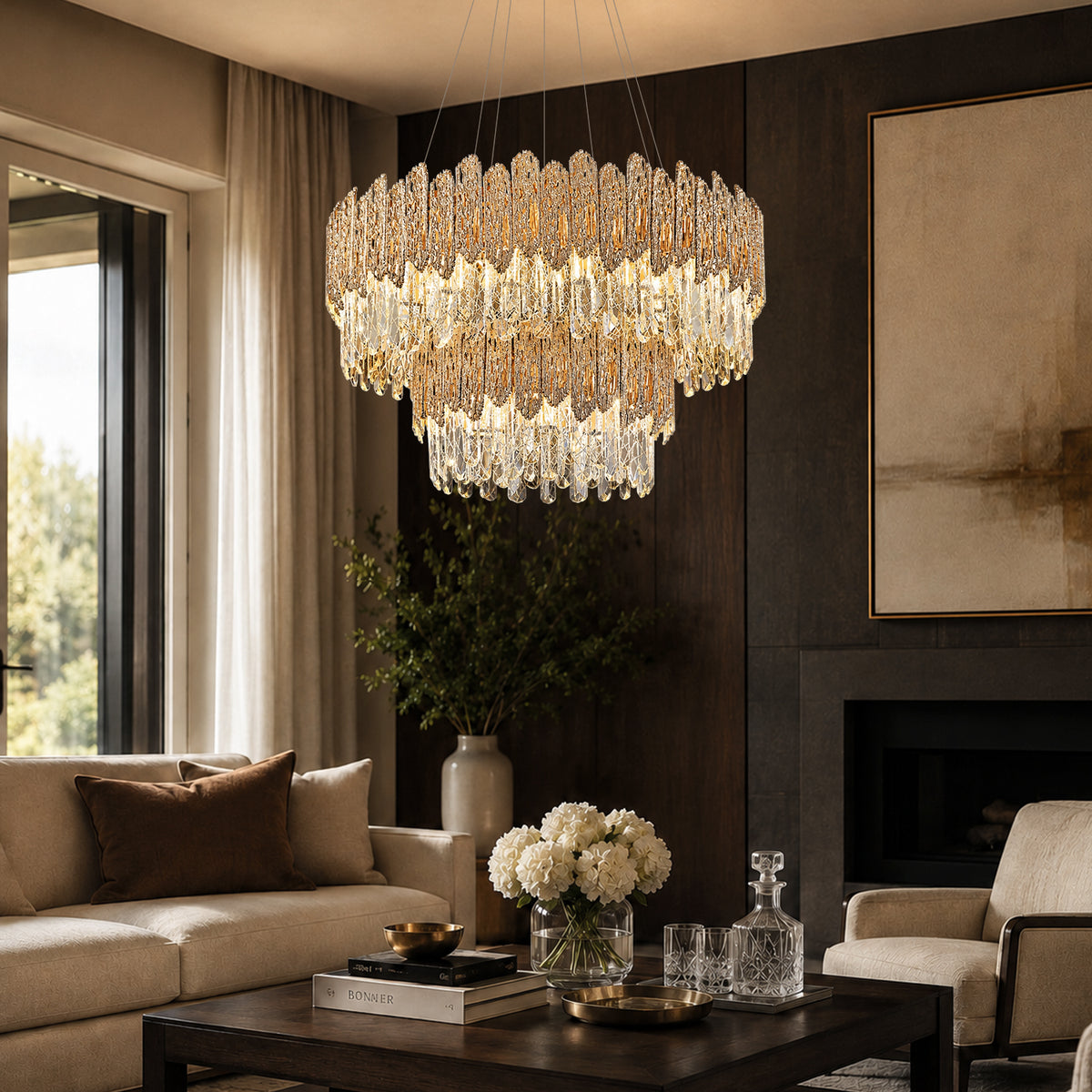 elvaria-modern-glam-gold-crystal-tiered-drum-chandelier-living-room