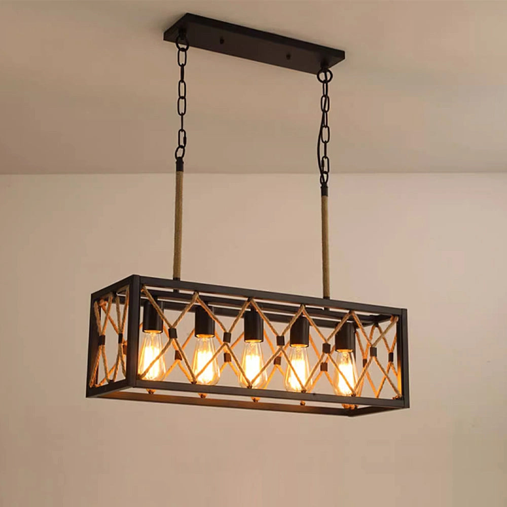 farmhouse-rustic-linear-chandelier-with-light-on-ch359-202509-sofary-lighting