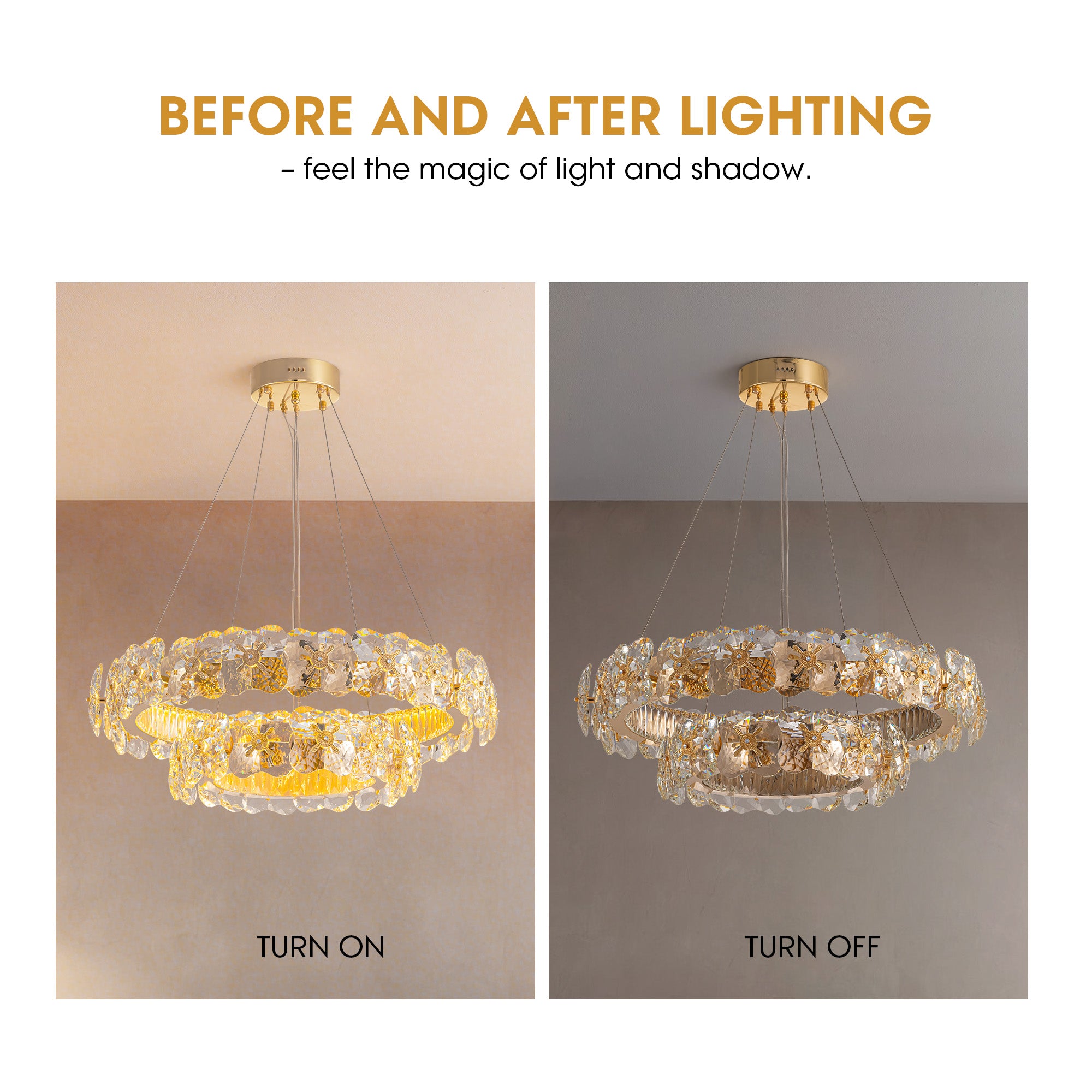 florielle-modern-gold-k9-crystal-clover-double-ring-chandelier-K9-turn-on-and-off-CH609-sofary-20260609