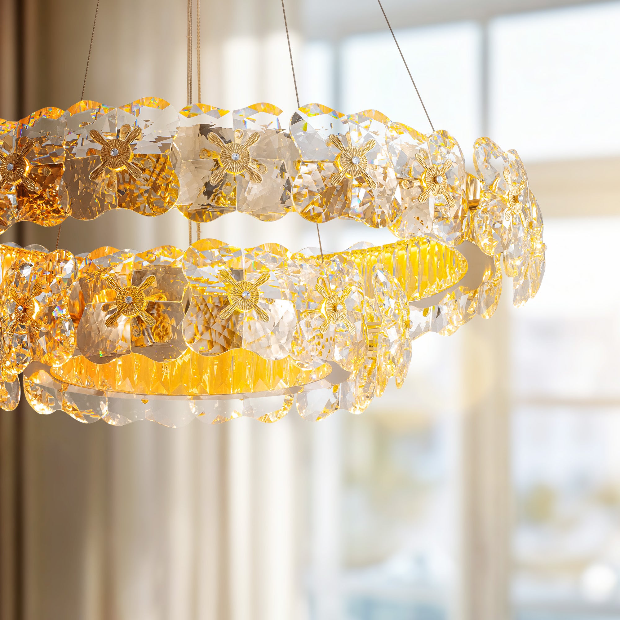 florielle-modern-gold-k9-crystal-clover-double-ring-chandelier-details-CH609-Sofary-20260609