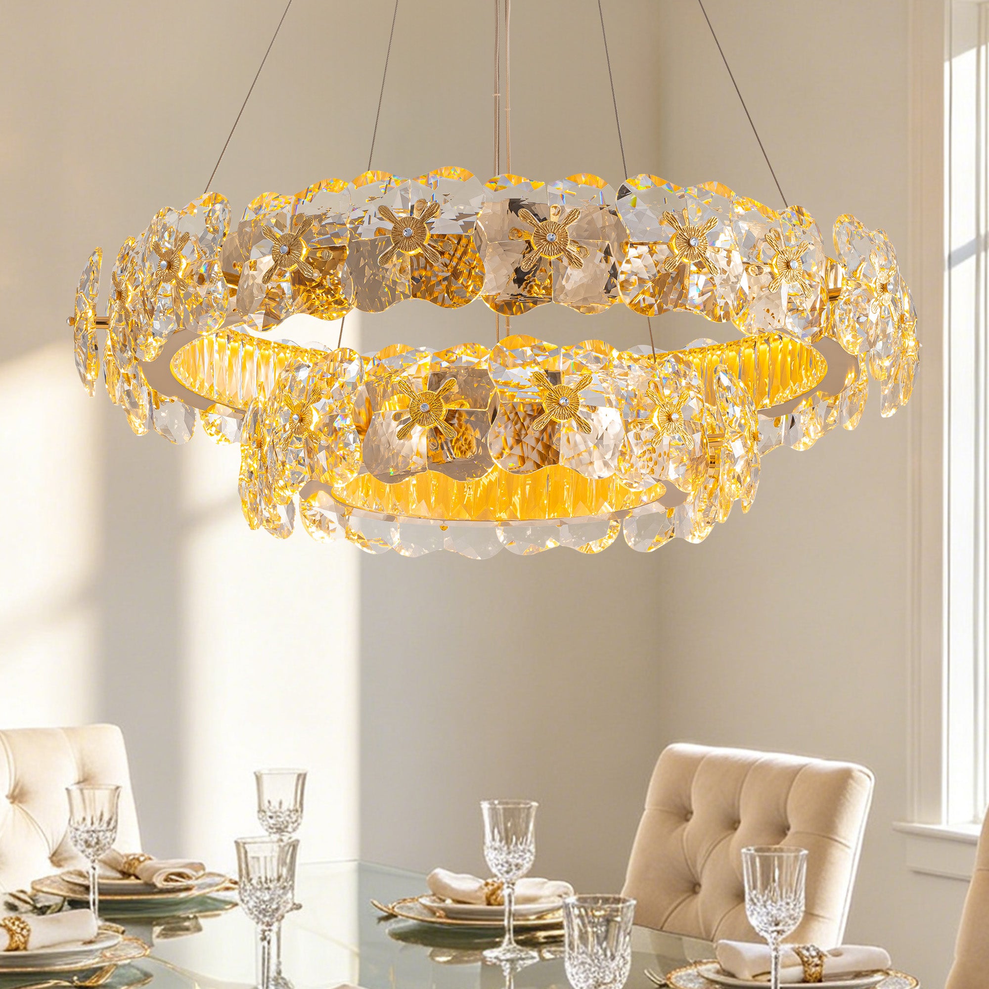 florielle-modern-gold-k9-crystal-clover-double-ring-chandelier-dining-CH609-Sofary-20260609