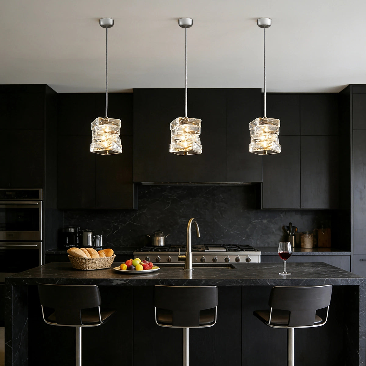 glam-stacked-crystal-pendant-light-in-kitchen-island-ch426-sofary-lighting