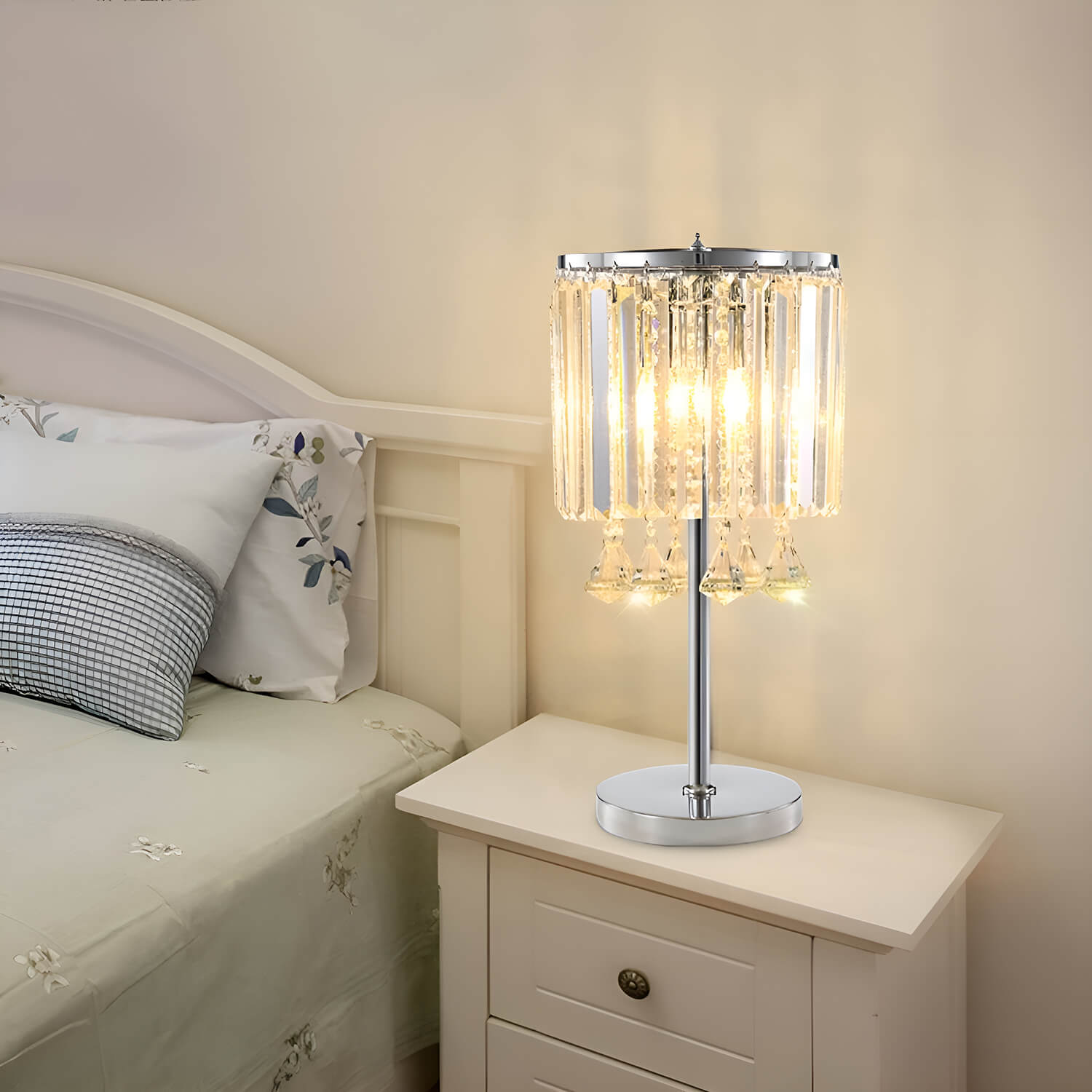 Gorgeous Crystal Table Lamp-bed room 1|Sofary